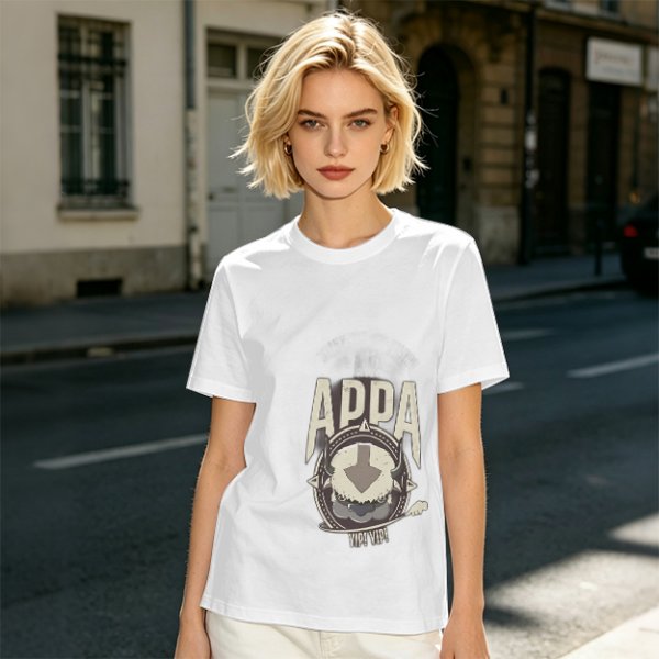 Olive Green Appa Yip Yip Graphic T-Shirt