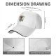 Black Baseball Cap With Fantasy Spirit Warrior Art Print