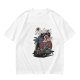 Olive graphic t-shirt with skeleton relaxing on coffin and 'Relax We All Die' text