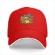 Black baseball cap with Lucky Vibes Only lucky cat and gold pot graphic