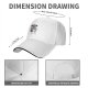 Black baseball cap with angry cartoon wolf graphic and I SAID text