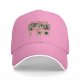 Black baseball cap with 'My Face Reacts Before I Do' printed design