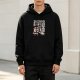 Black hoodie with sushi and banshee graphic design