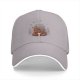 Black baseball cap with Chewbacca drinking milk and cookie graphic