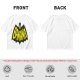 Olive green t-shirt with banana bat logo graphic