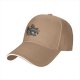 Black baseball cap with raccoons in trash graphic design