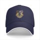 Black Baseball Cap With Fantasy Dark Warrior Graphic Print