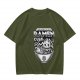 Olive Graphic T-Shirt Featuring Welcome To The Ramen Cult Art
