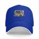 Black Baseball Cap With 'Being Productive Is So Overrated' Cat Computer Art