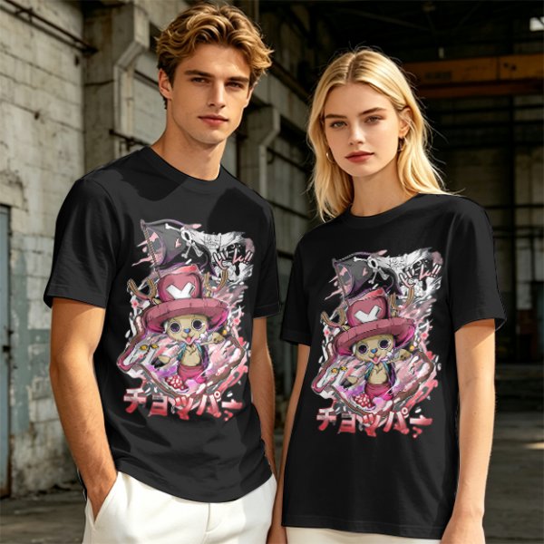 Olive Anime T-Shirt Featuring Tony Tony Chopper from One Piece