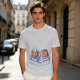 Olive Green T-Shirt With Cookie DJ Mixer Graphic Print