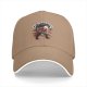 Black Baseball Cap With Devil Hunter Dante Graphic Print