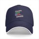 Black baseball cap with Fresh Beets turntable graphic