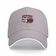 Black baseball cap with raccoon graphic doing the bare minimum