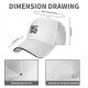 Black baseball cap with pirate skull crew graphic