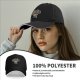 Black Baseball Cap With Wizard Cat 'My Super Power Is Making Stupid People Disappear' Print