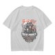 Olive Green T-Shirt with Japanese Ramen Themed Anime Art Print
