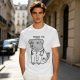 Olive T-shirt with Trust Me Doctor Dog Graphic Print