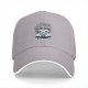 Black baseball cap with raccoon live fast eat trash graphic