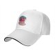 Black Baseball Cap With Cherry Surf Dessert Graphic Print