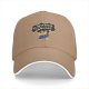 Black Baseball Cap With Wizard Cat 'My Super Power Is Making Stupid People Disappear' Print