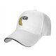 Black baseball cap with sad banana graphic reading I'm not peeling well