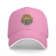 Black baseball cap with retro 'Send Noods' ramen bowl graphic