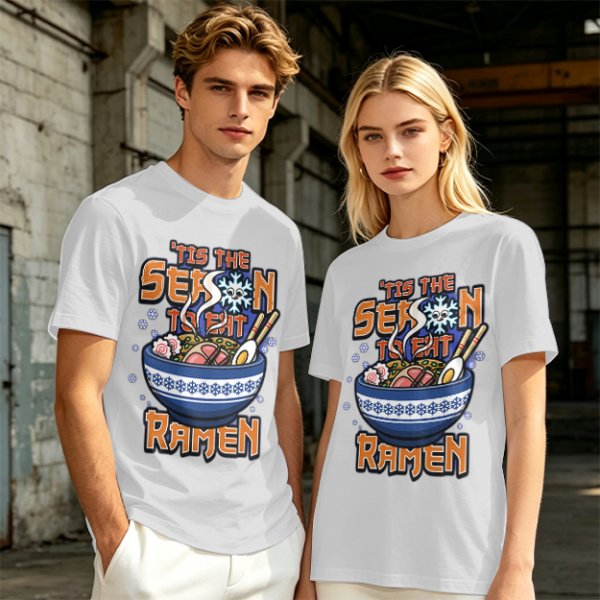 Tis The Season To Eat Ramen Graphic T-Shirt