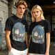 Totoro Forest Scene Graphic Tee for Anime Fans