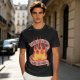 Olive T-Shirt With Calcifire Bacon Fire Graphic Print