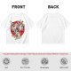 Olive T-shirt with Ghostbusters parody female character graphic print
