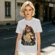 Olive T-Shirt Featuring the 'This Is Fine' Dog in Flames Holding Coffee