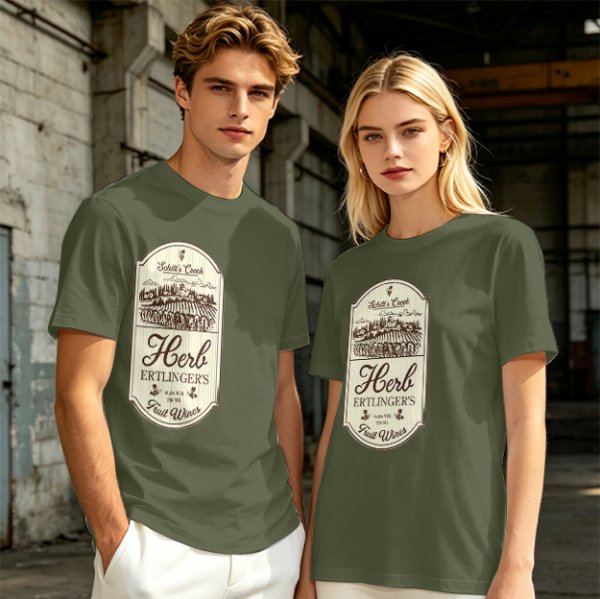 Herb Ertlinger's Fruit Wines Schitt's Creek Themed T-Shirt