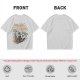 Make Coffee Not War Skeleton Hand Graphic T-Shirt