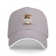 Black baseball cap with 'I tried being normal' calico cat graphic