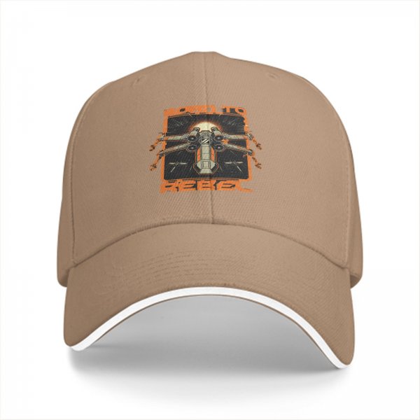 Born To Rebel X-Wing Star Wars Themed Black Baseball Cap