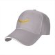 Black Baseball Cap With Banana Graphic Print