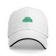 Black Baseball Cap With Cute Green Frog Graphic