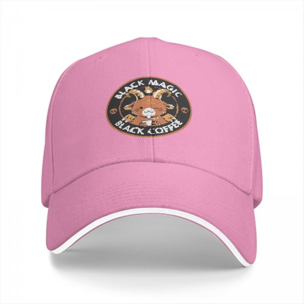 Black Magic Black Coffee Goat Graphic Baseball Cap