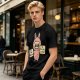 Olive T-shirt with a cute bunny monster holding You Are Great and I Believe In You signs