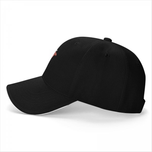 Black baseball cap with 'If You Think I'm Short' and annoyed fennec graphic