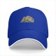 Black Baseball Cap With Hiding Turtle Graphic Design