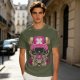 Olive T-Shirt with Tony Tony Chopper Lion Art Print