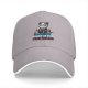 Black baseball cap with panda graphic and 'Sleep is for the dead' text