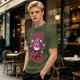 Olive T-Shirt With Beholder Monster 'I Only Have Eyes For You' Print