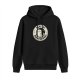 Black Hoodie With Seal Of Disapproval Graphic Print