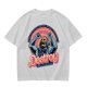 Olive t-shirt with Skeletor 'Feeling Good Today I Might Choose To Destroy The Universe' print
