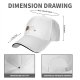 Black baseball cap with a cartoon flying burger graphic