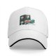 Black Baseball Cap With Sci-Fi Alien Facehugger Art Print