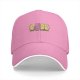 Black baseball cap with cartoon tacos gathered around a campfire graphic